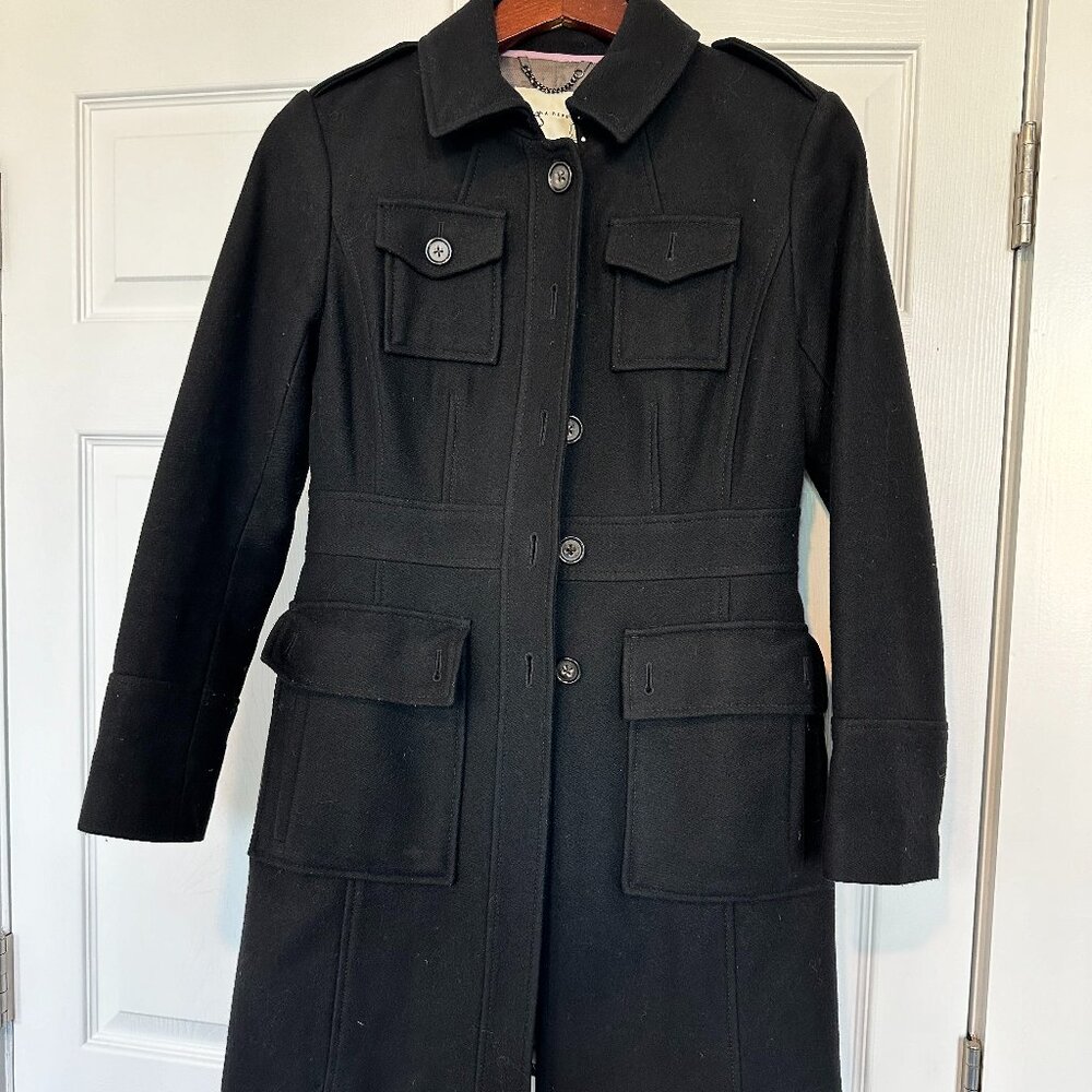 Banana Republic Women's Peacoat, Black, Size S-M
